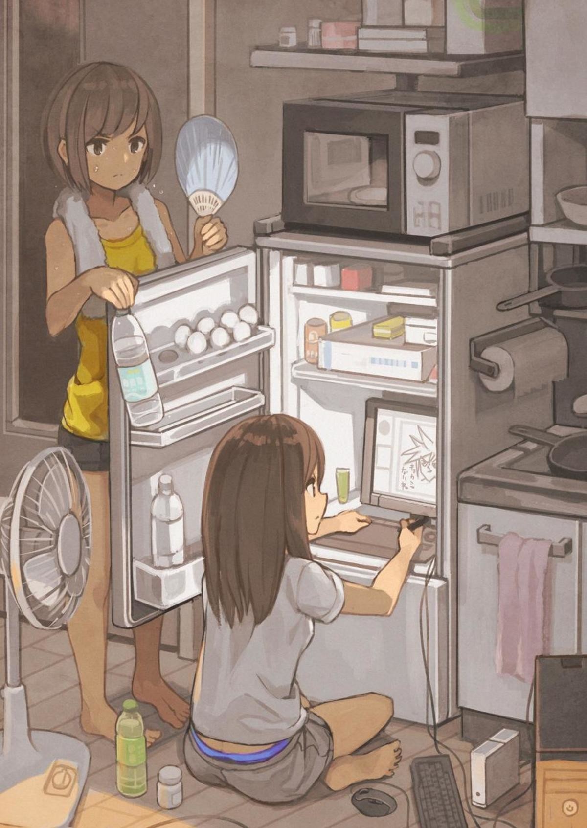 Аниме холодильник